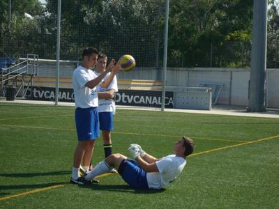 Goalkeepers training